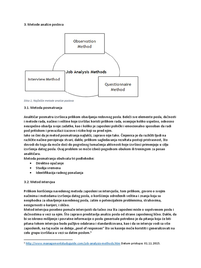 Metode Analize Posla | PDF
