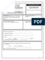 Form 1 - Application For Veterinary Biological Product Registration PDF