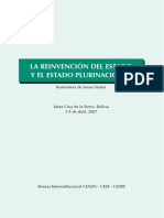 la reinvencion del estado y el estado plurinacional.pdf
