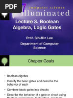 Lecture 3. Boolean Algebra, Logic Gates: Prof. Sin-Min Lee Department of Computer Science