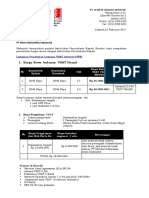 Surat Informasi Harga VSAT Cband Newtec