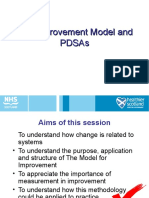 The Improvement Model and Pdsas