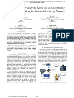 Development of Android Based On-Line Monitoring and Control System For Renewable Energy Sources