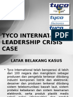 TYCO INTERNATIONAL LEADERSHIP CRISIS CASE