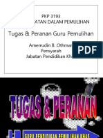 Tugas Guru Pemulihan & Bilik Resos