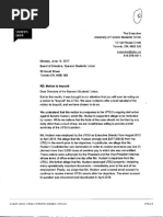 UTSU Letter to the RSU