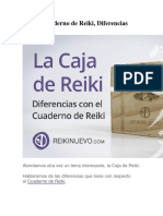 Caja y Cuaderno de Reiki Diferencias