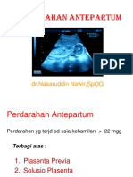 PERDARAHAN ANTEPARTUM