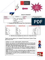 Subject Content Teacher Date Instructions Unit 4: English Worksheet