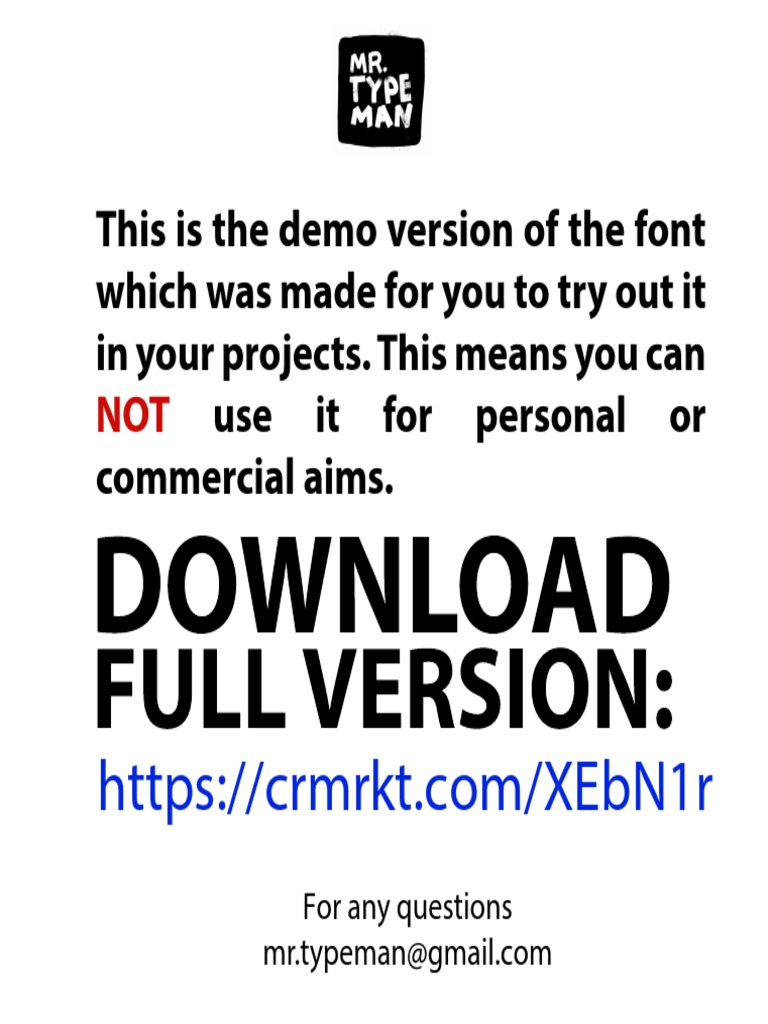 Demo Font for Testing Only | PDF