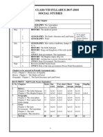 Class-Vii SST Syllabus 2017-18