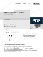 Catálogo Válvulas Limitadoras de Presión Mando Indirecto Rexroth - Servopilotada PDF