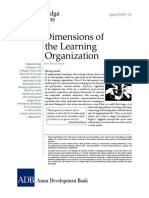 Dimensions Learning Organization