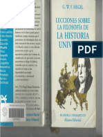 Introducción General y Especial - Lecciones Sobre Filosofía de La Historia Universal - Hegel PDF