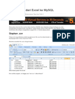 IMPORT EXCEL TO MYSQL