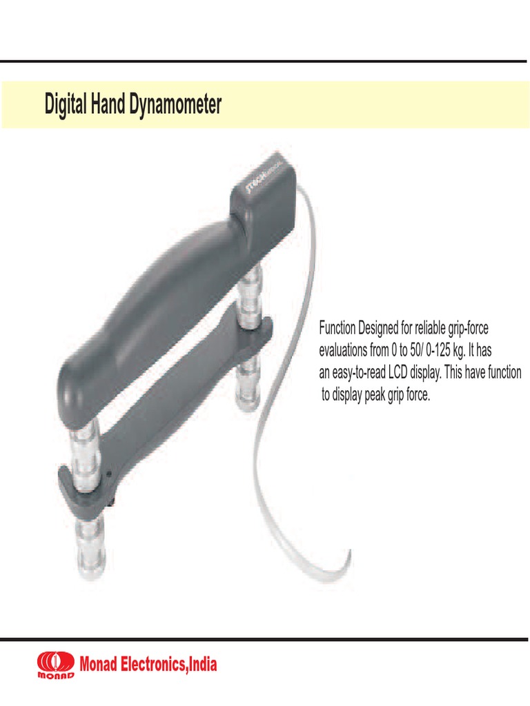 Medical Dynamometer | PDF