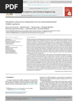 Simulation and Process Integration For Tert-Amyl-methyl Ether