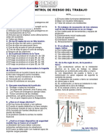 Examen Contrl de Riesgo Del Trabajo PDF
