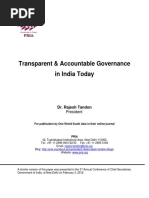 Transparent - Accountable - Governance-One - World MUST PAPER 2 Topic 15