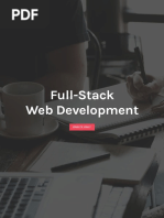 Full Stack Development