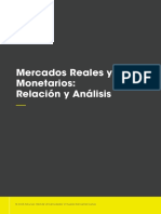 Mercados Reales y Monetartios Relacion y Analisis