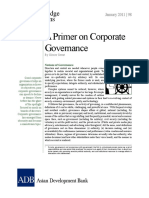 A Primer On Corporate Governance: Knowledge Solutions