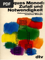 Jacques Monod-Zufall Und Notwendigkeit. Philosophische Fragen Der Modernen Biologie-Deutscher Taschenbuch Verlag (1977)