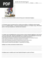 Questões Sobre Revolução Francesa