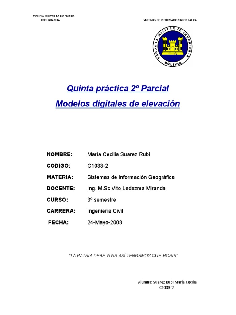 Modelos Digitales de Elevación | PDF | Business | Sistema de ...