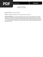 Integrating MS Excel and Access With AutoCAD VBA PDF