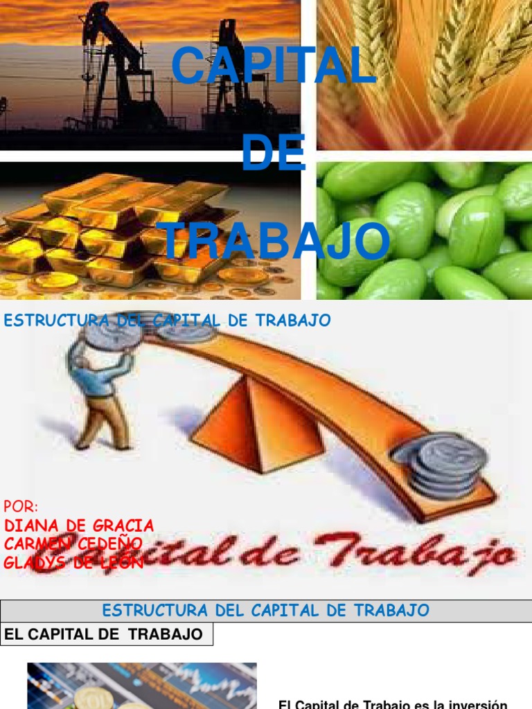 Estructura Del Capital de Trabajo | PDF | Capital de trabajo | Ratio