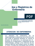 Cuidados y Registros de Enfermeria