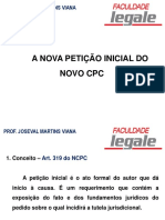 001 Curso Nova Petiçao Inicial