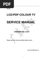 LCD/PDP Colour TV: Service Manual