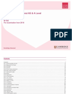 Cambridge International AS & A Level Physics 9702: Scheme of Work