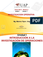 01 Introd a La Investigación de Operaciones 2017-1