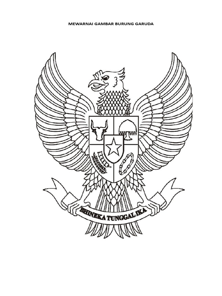 Mewarnai Gambar Burung Garuda | PDF