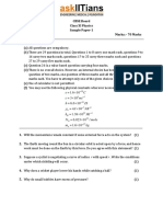 Physics Solved Sample Paper1 PDF