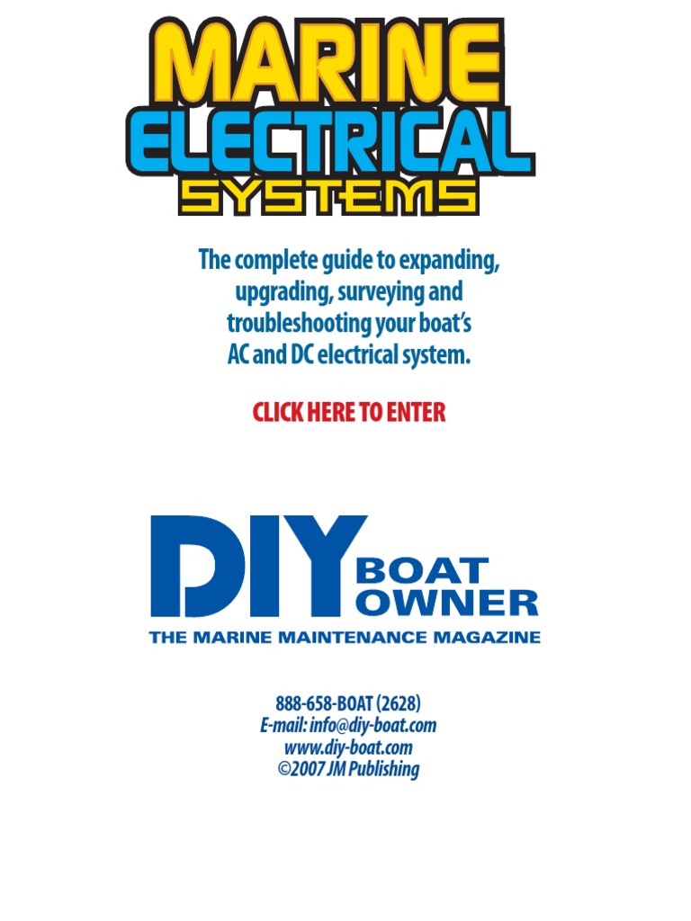 Marine Electrical Systems PDF | PDF | Direct Current | Electrical Wiring