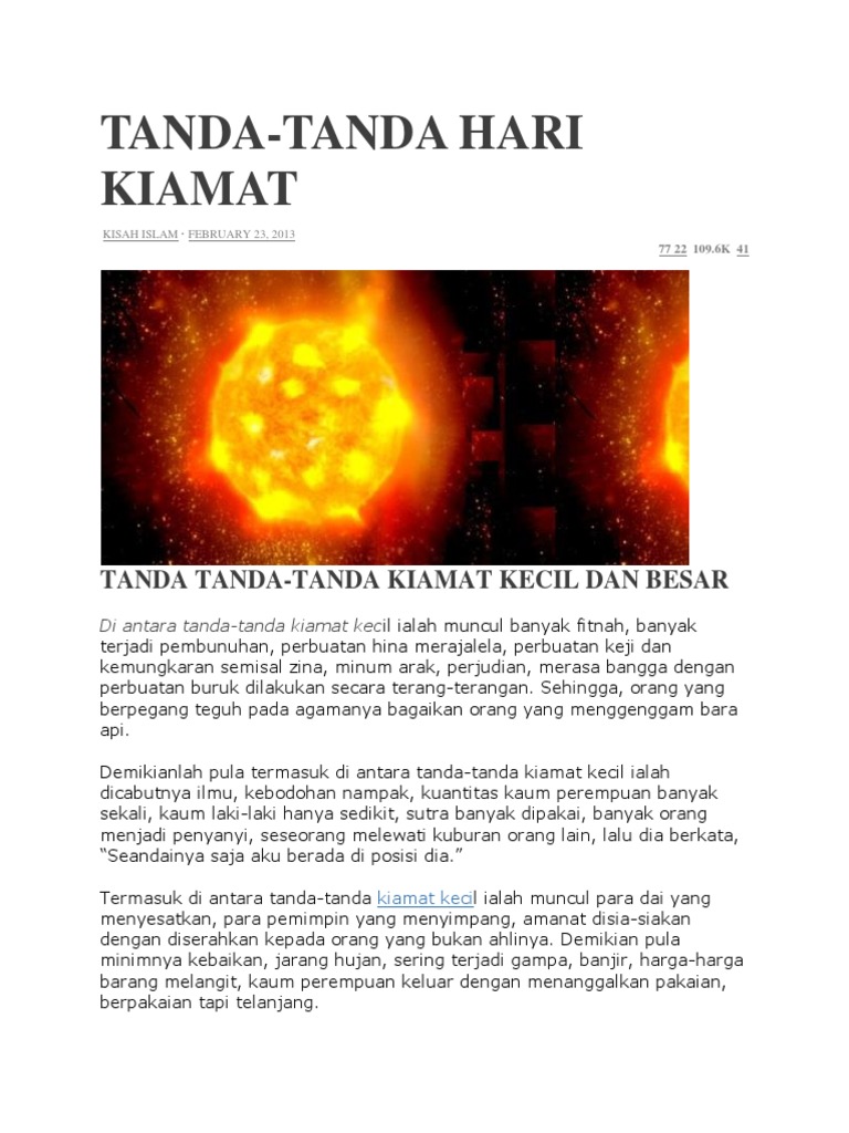 Tanda2 Hari Kiamat Pdf