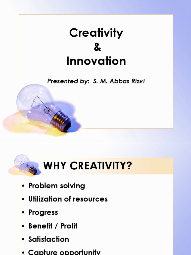 Unlocking Creativity & Innovation | PDF