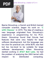 Bjarne Stroustrup