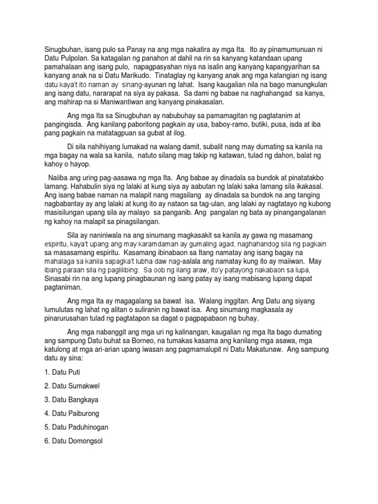 10 Datu | PDF