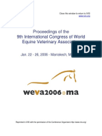 9th International Congress of World Equine Veterinary Association