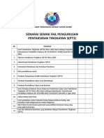 Senarai Semak Fail Pengurusan PT3