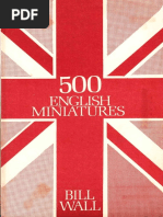 500 English Miniatures by Bill Wall XXXXX