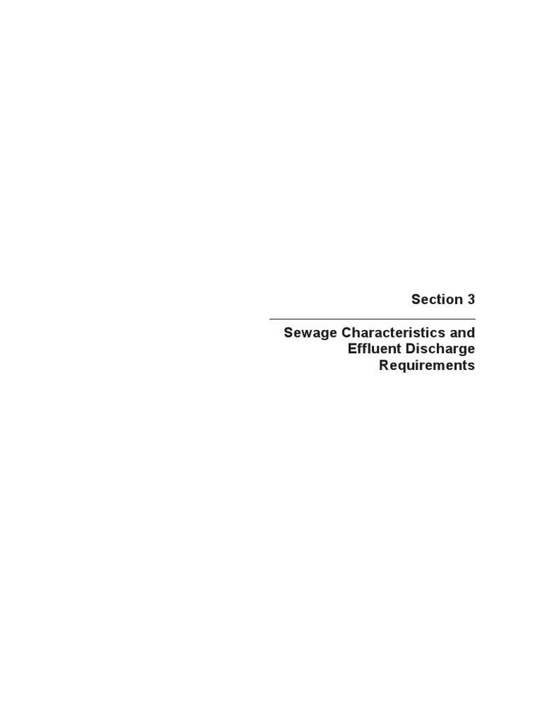 Effluent Discharge Standards in Malaysia | PDF | Sewage Treatment | Sewage