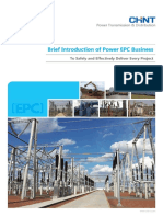 Brief Intrduction of Power EPC Business - CHINT