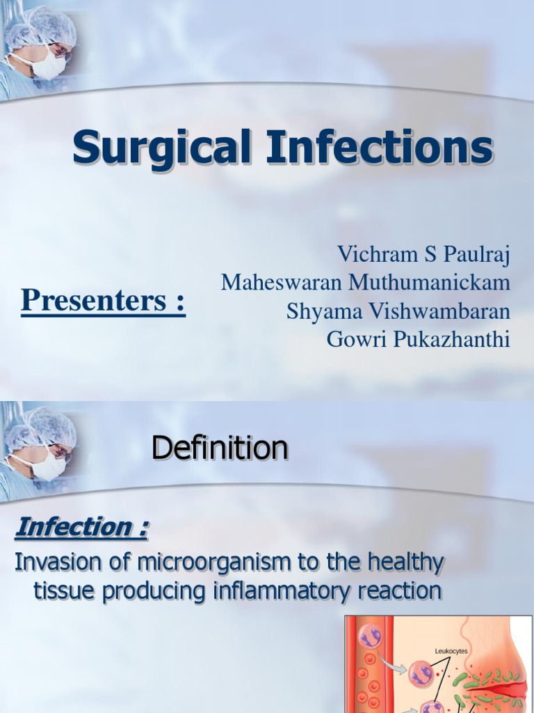Understanding Surgical Infections | PDF | Immunology | Medical Specialties