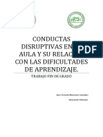 La Conducta y Su Relación Con El Aprendizaje en El Aula